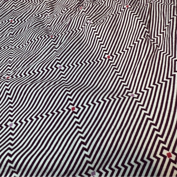 DKNY Women's XL Button Up Collared Shirt and Drawstring Shorts Pajama Set Violet - Picture 2 of 12